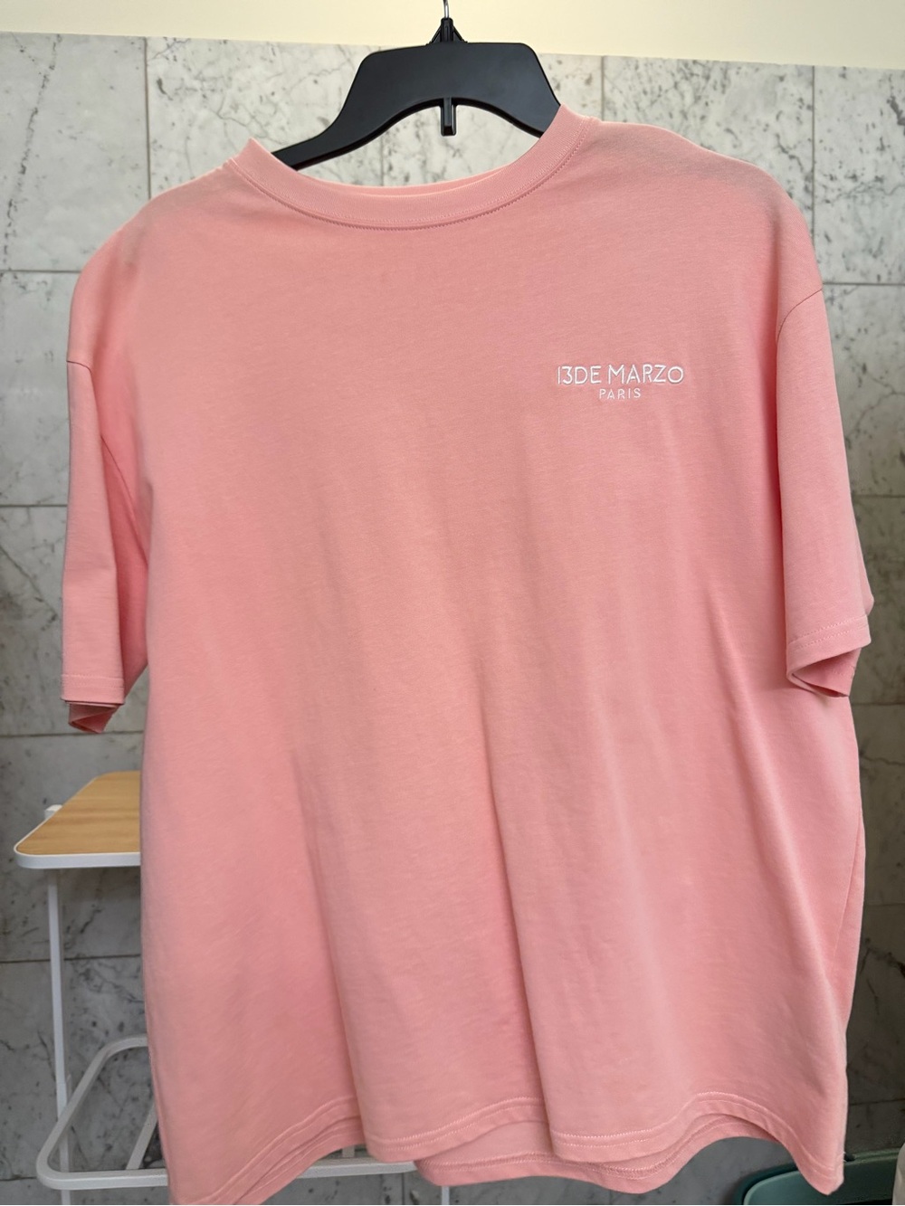 Women's Pink Short Sleeve Crewneck Tee